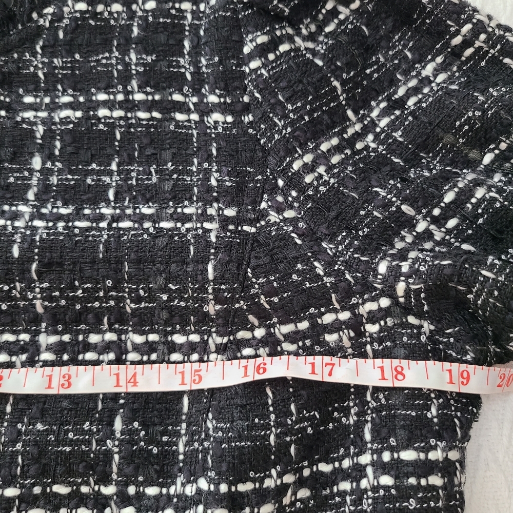 Ann Taylor Tweed Puff Sleeve Top Size Small - Picture 11 of 16